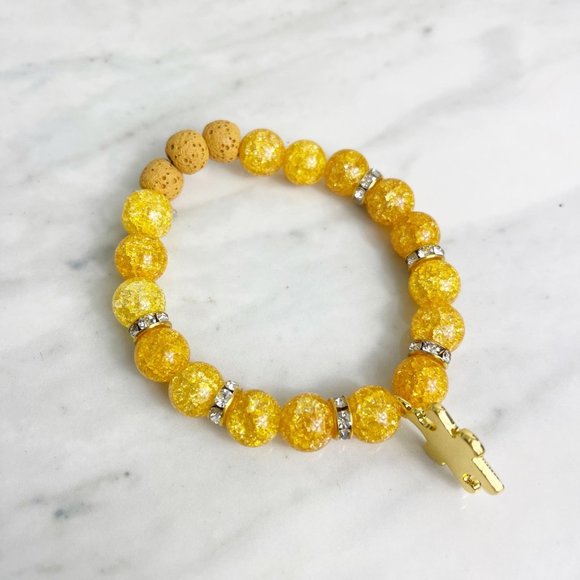 Aromatherapy Autism Awareness Lava Stone Handmade - Picture 5 of 10